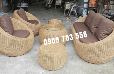 Bàn ghế ngoài trời resort
