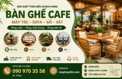 Báo giá bàn ghế cafe theo mẫu
