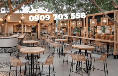 Bàn ghế cà phê ngoài trời