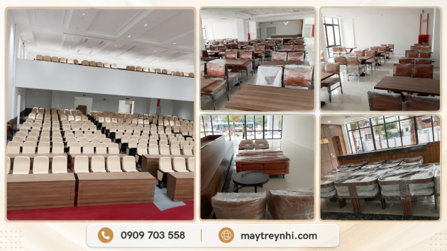 Bàn giao bàn ghế công an tỉnh Khánh Hòa