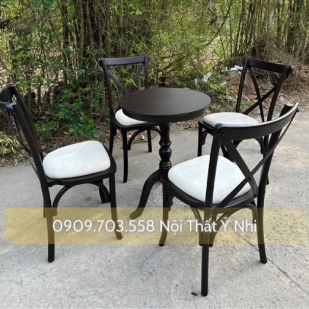 Bộ bàn ghế gỗ khách sạn sản xuất theo yêu cầu